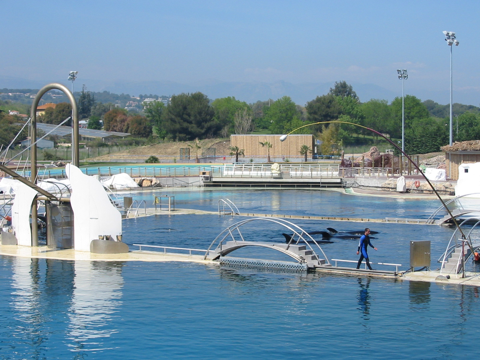 Marineland Antibes 2005 - Killer Whale Stadium holding pens