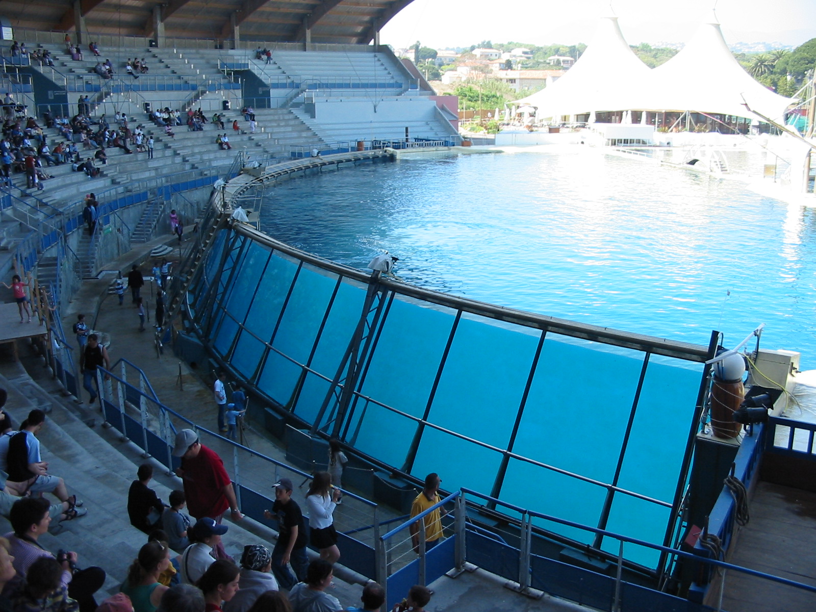 Marineland Antibes 2005 - Killer Whale Stadium pool perimeter