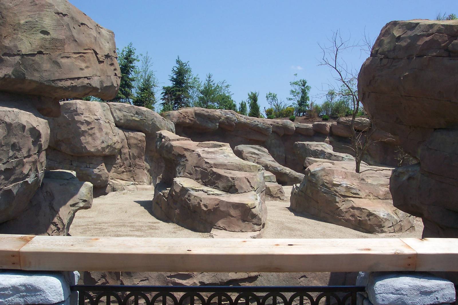 Markhor Exhibit Pre-Barrier