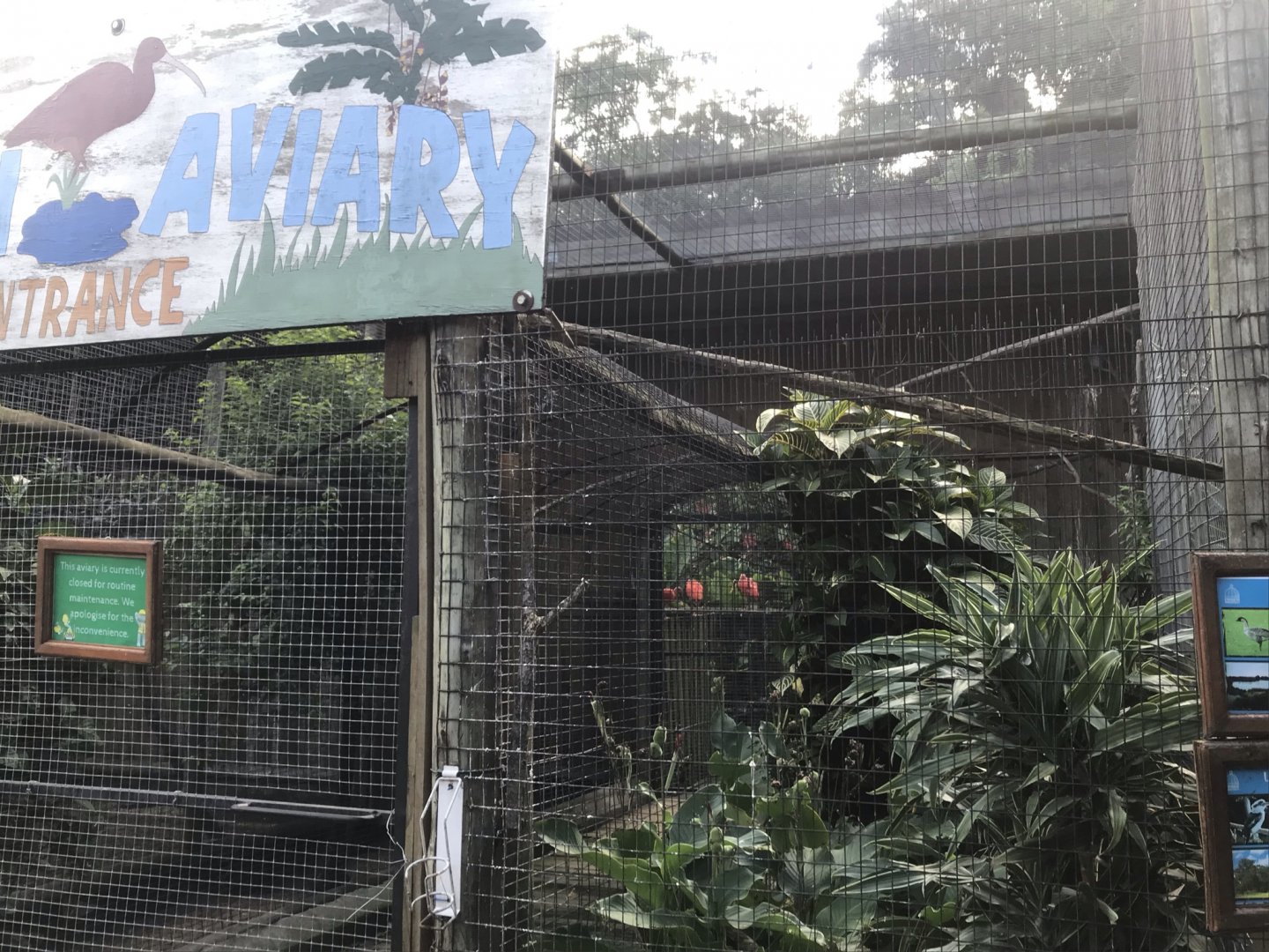 Marsh Aviary Entrance