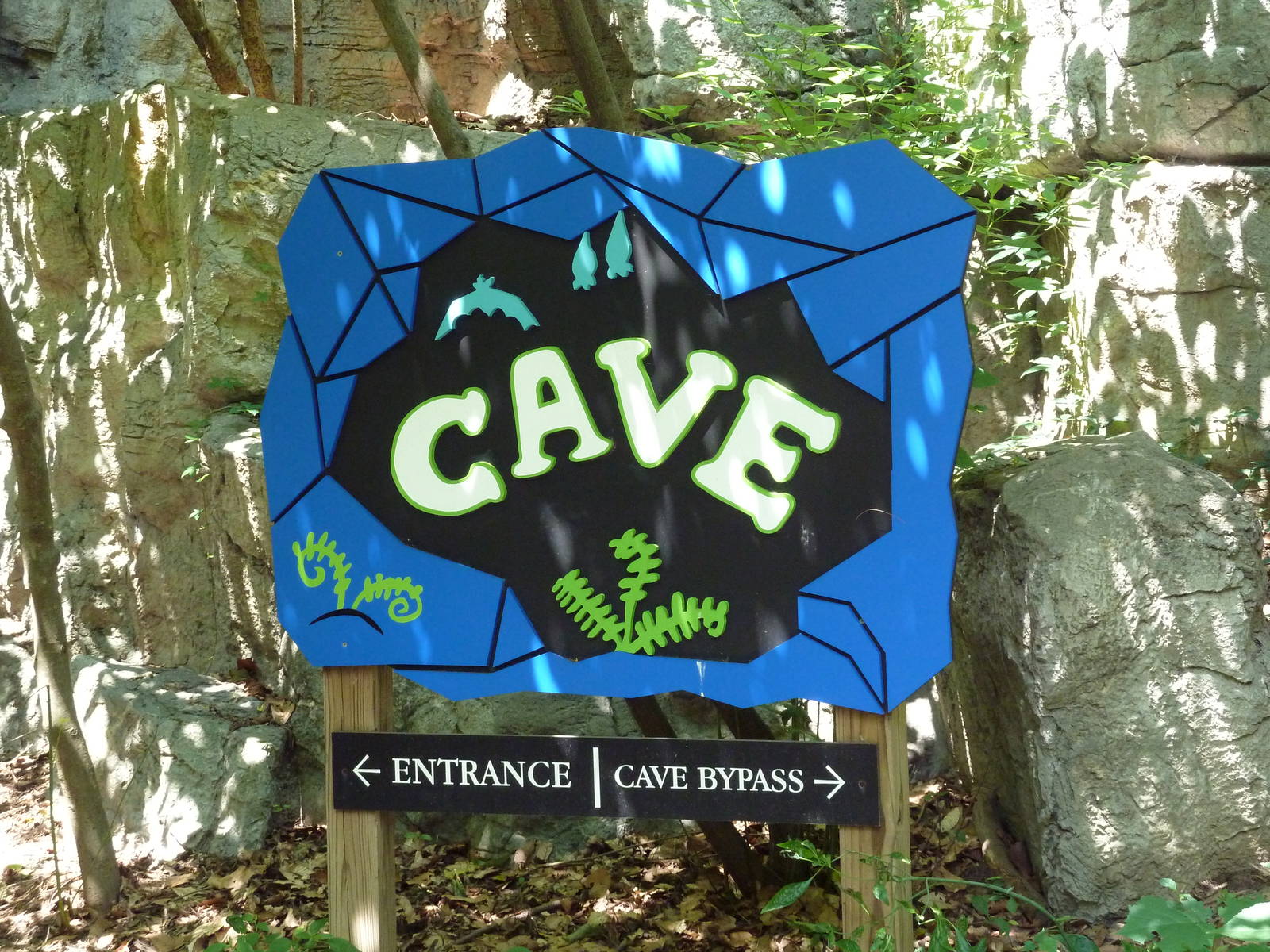 Maryland Wilderness - Cave Sign