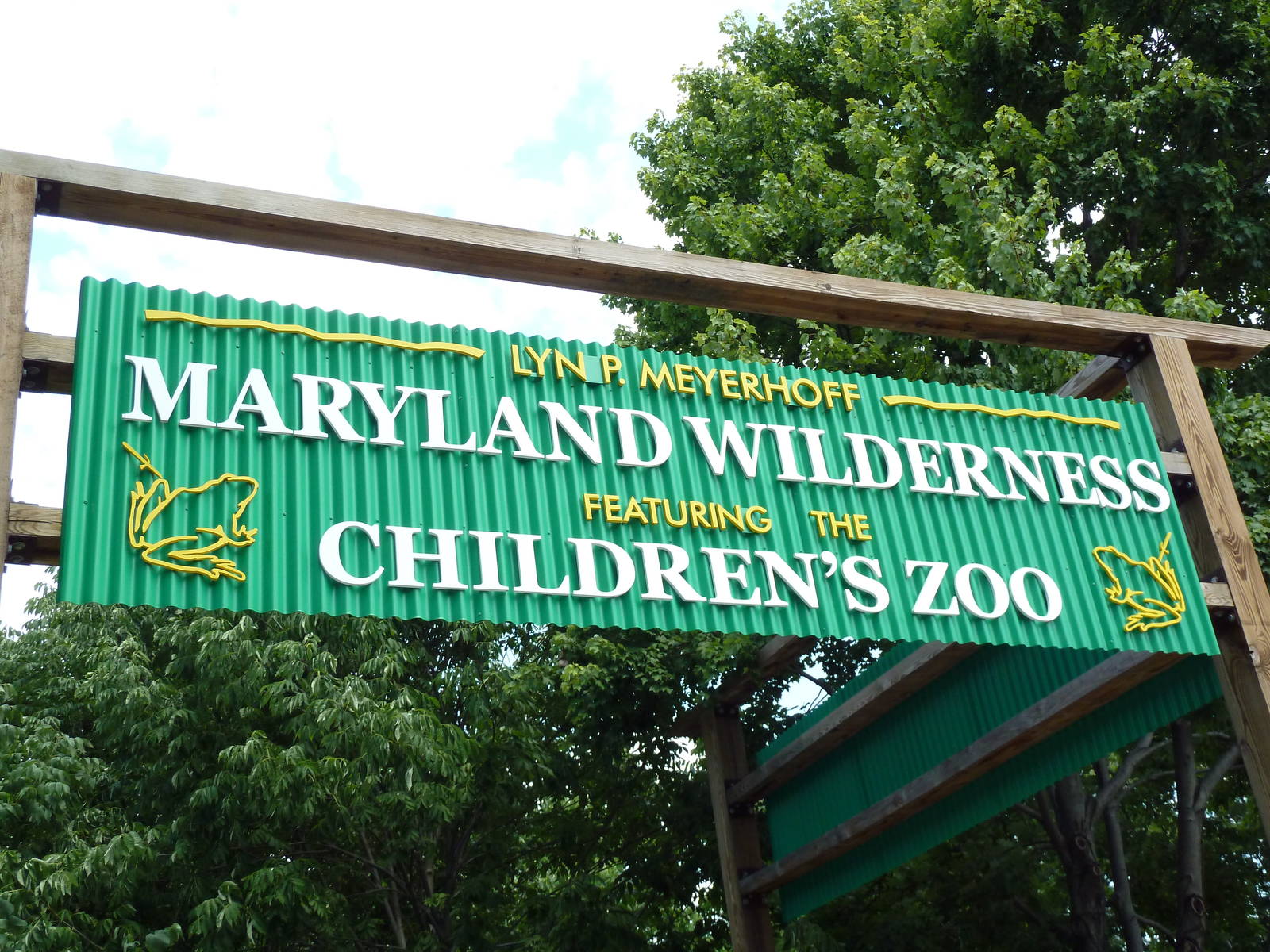 Maryland Wilderness - Entrance Sign