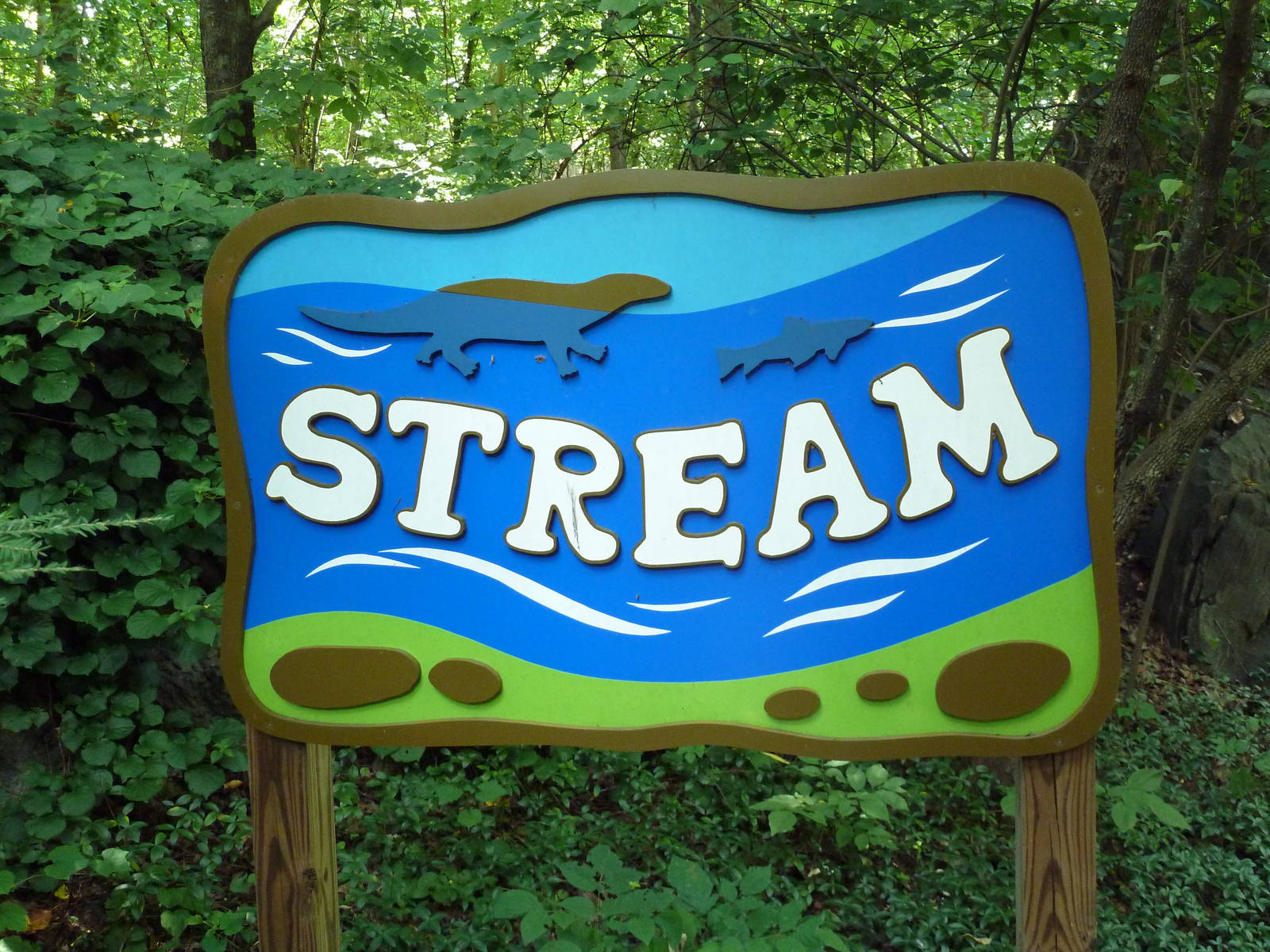Maryland Wilderness - Stream Sign