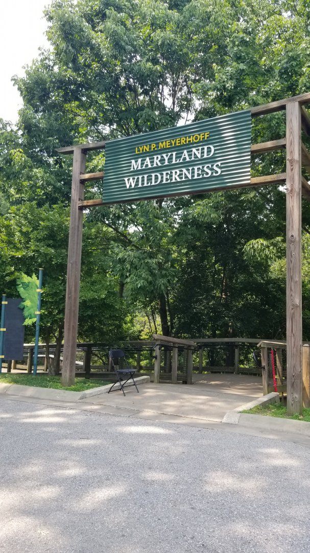 Maryland Zoo - Maryland Wilderness ramp entrance