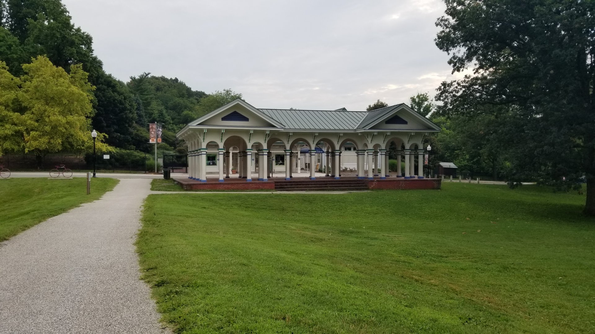 Maryland Zoo - Pavillion in front of entrance
