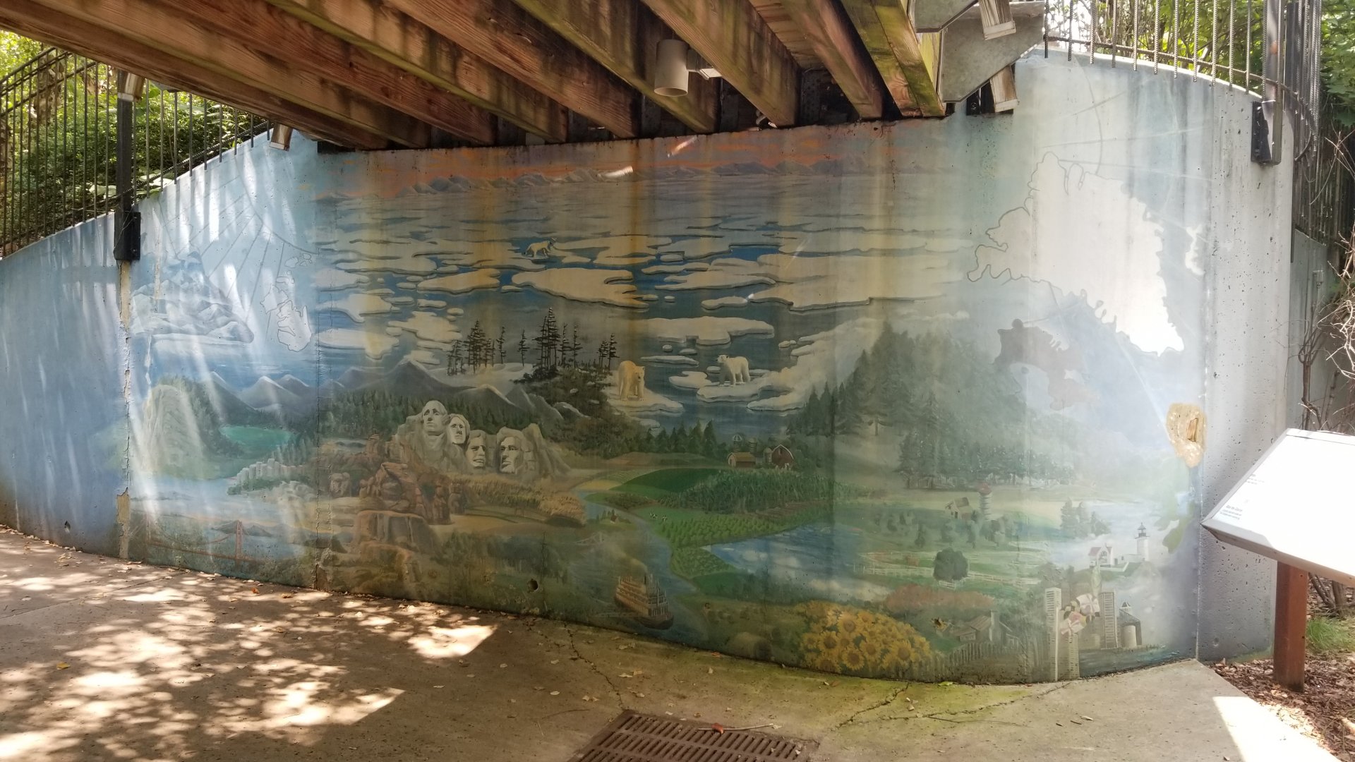 Maryland Zoo - Polar Bear Watch, mural