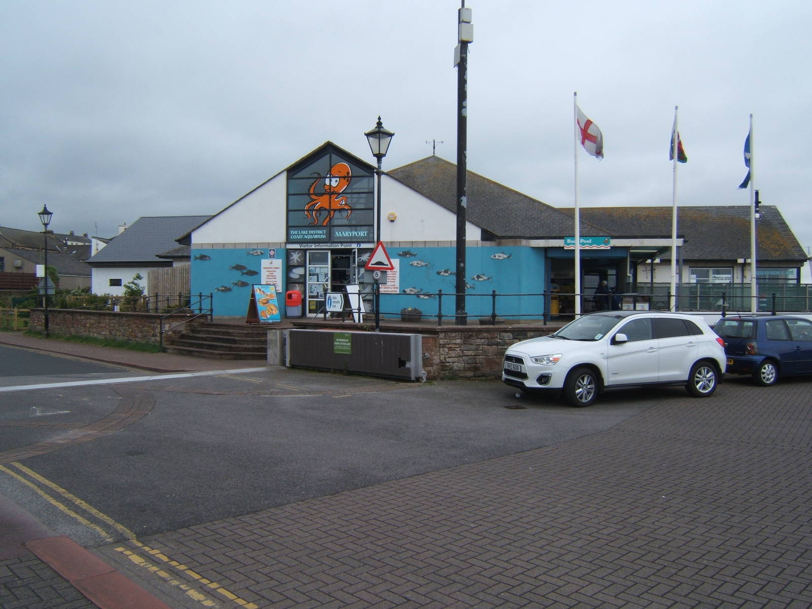 Maryport Aquarium Entrance and building