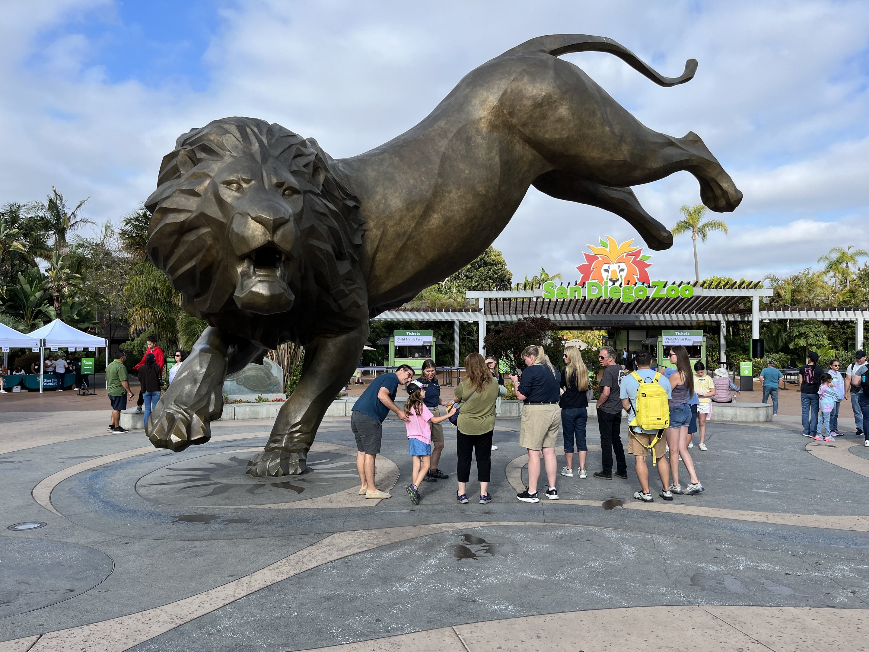 Massive Lion Statue