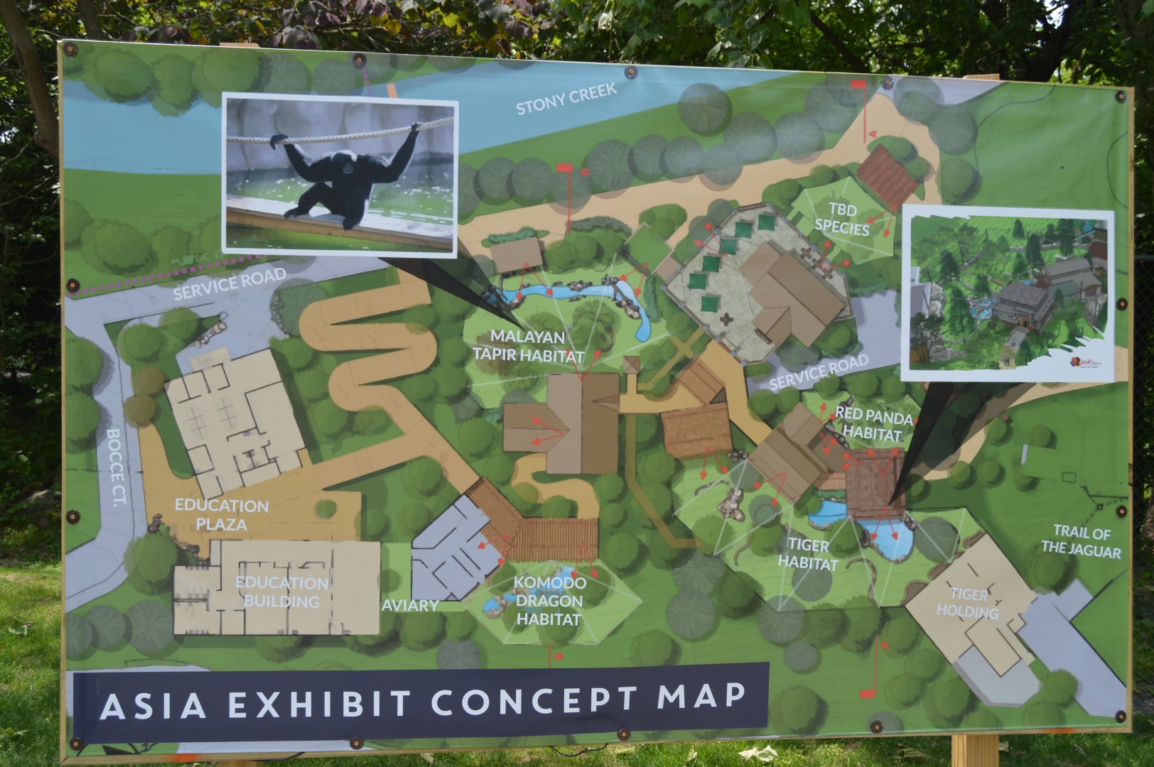 Master Plan and Future Exhibit Sign
