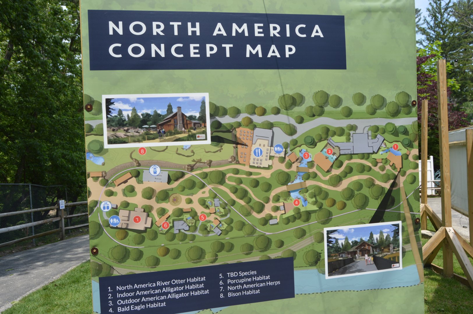 Master Plan and Future Exhibit Sign
