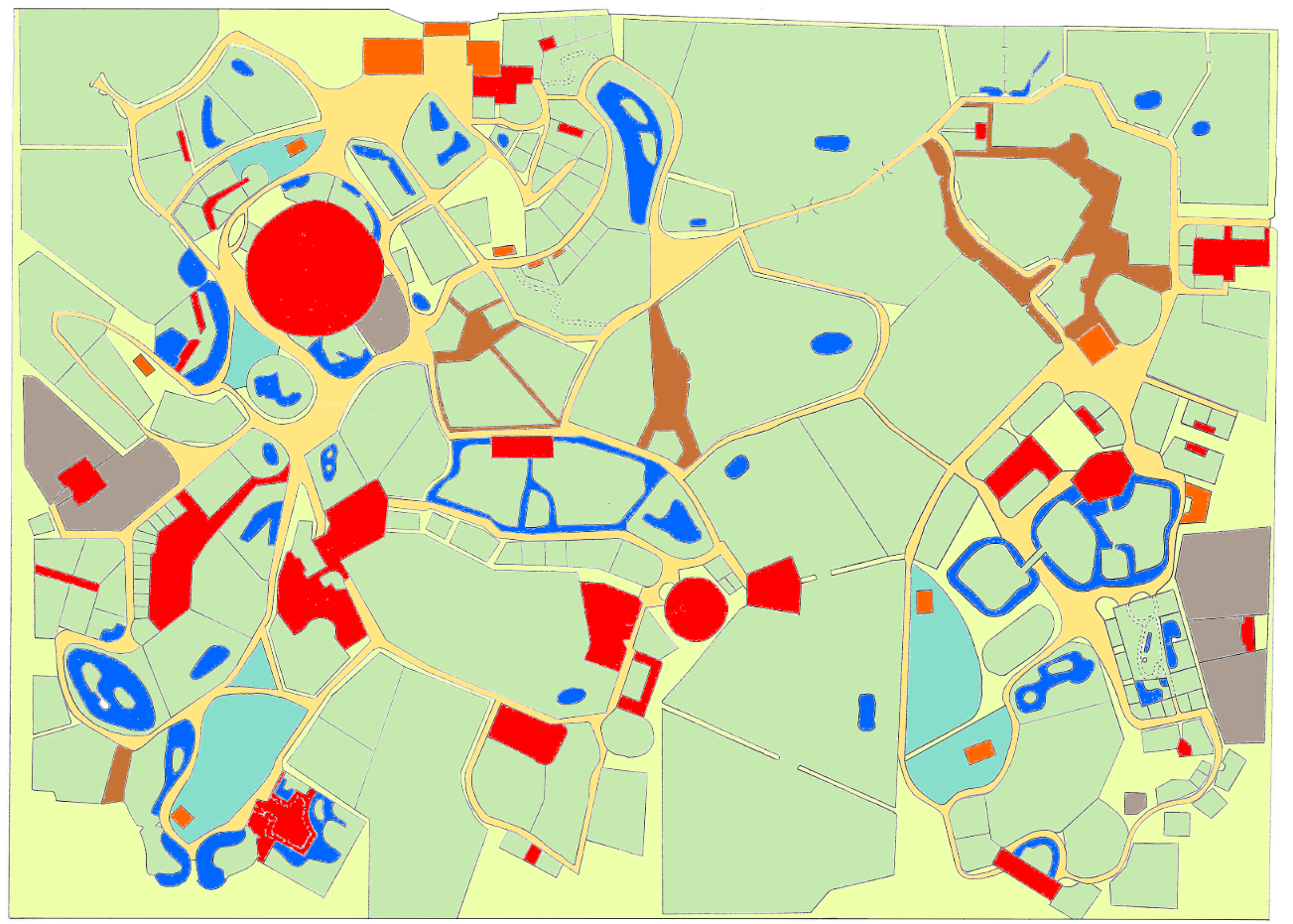 Masterplan of my absolute Zoo - 2023 version - general map