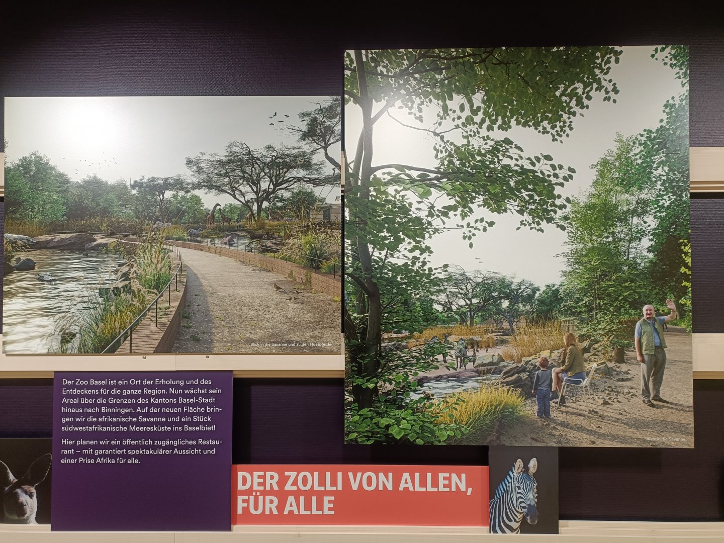 Masterplan - Wall of photos and informations