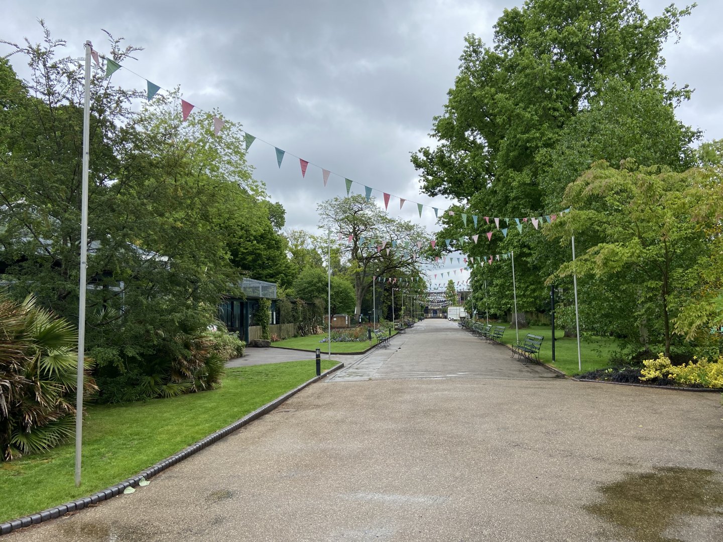 May 16th 2022 - view along Great Terrace at Bristol Zoo