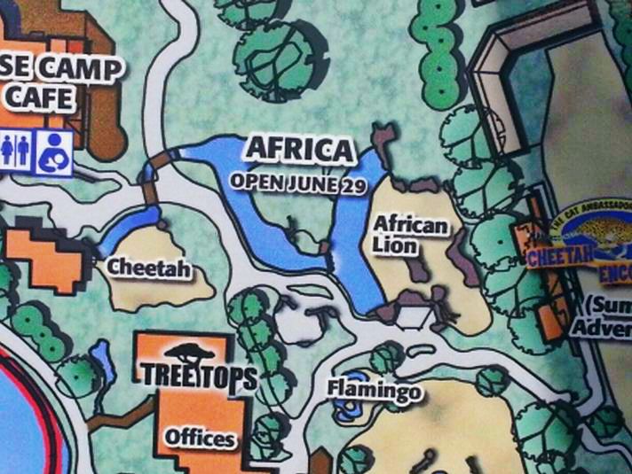 May. 2013 - New Zoo Map - Africa