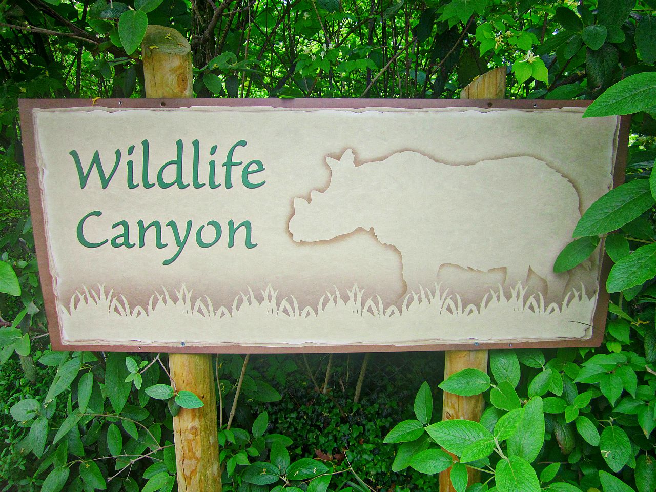 May 2013 - Wildlife Canyon Entrance Sign