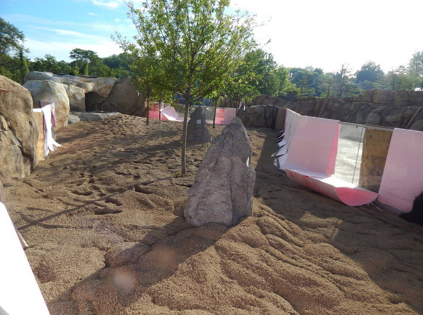 May. 2014 - Africa - Bat-eared Fox Exhibit Construction (Open Now)