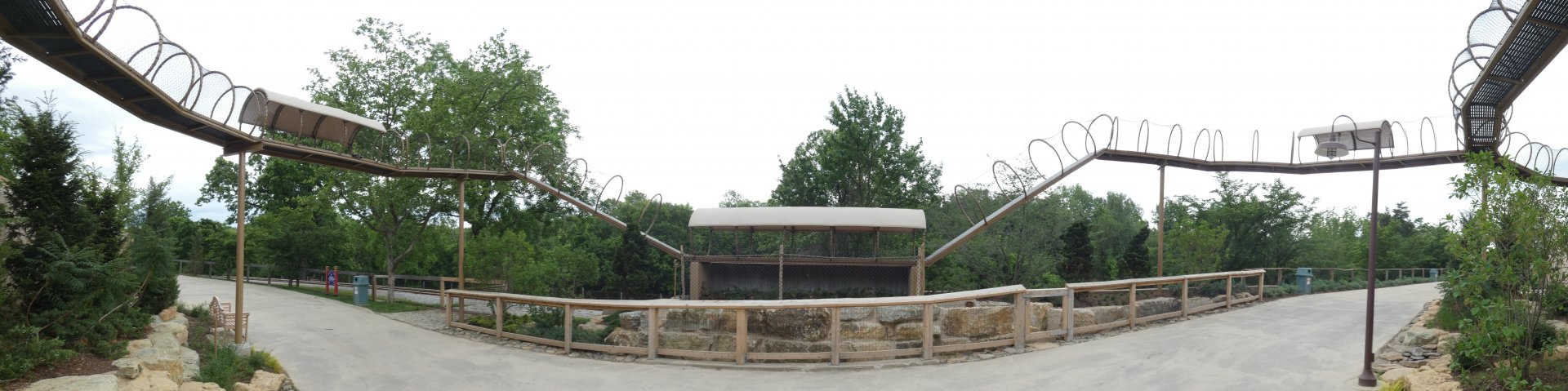 May. 2019 - New! Snow Leopard Pass Overhead Walk Panorama