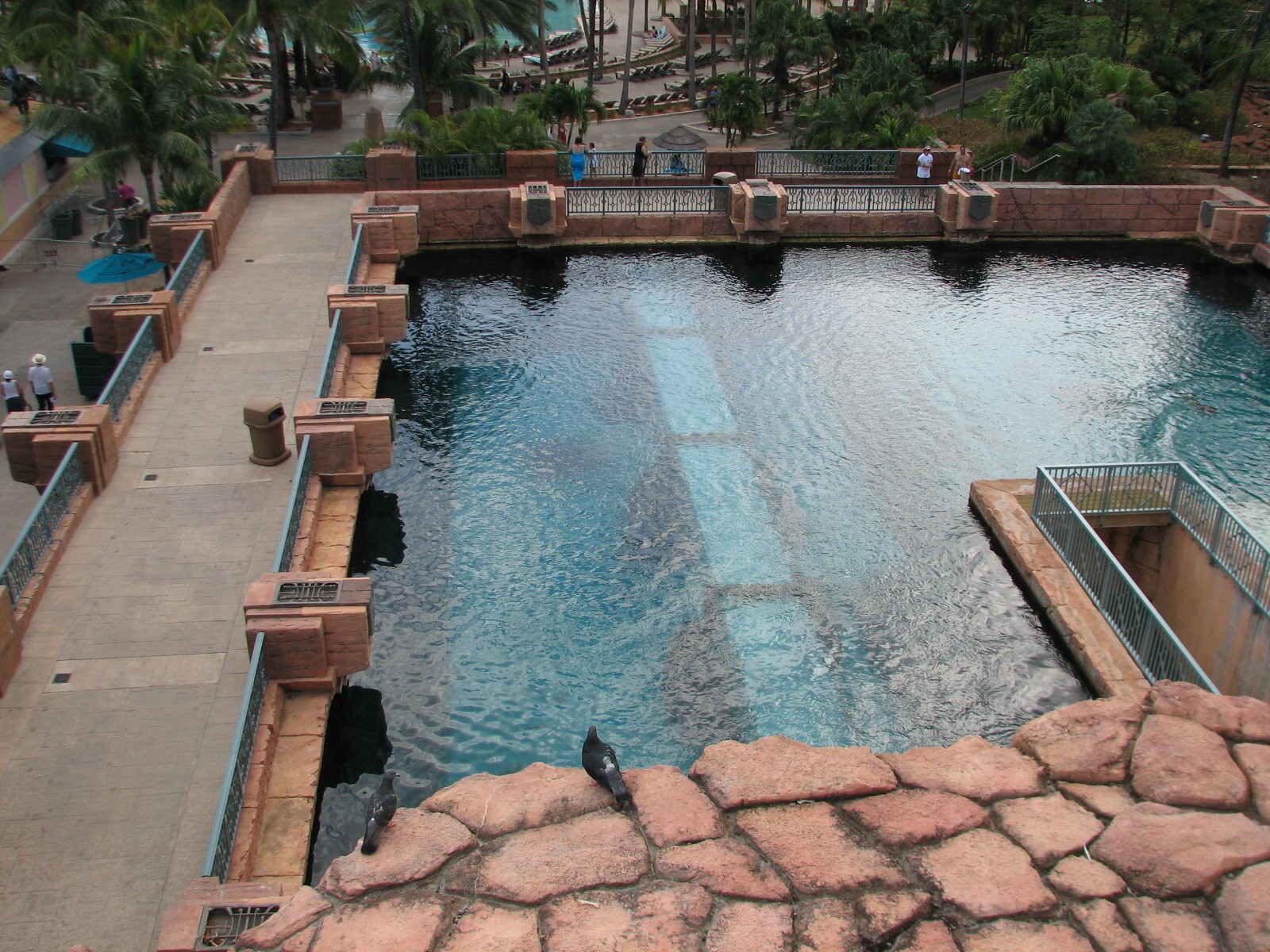 Mayan Temple Lagoon - Top View