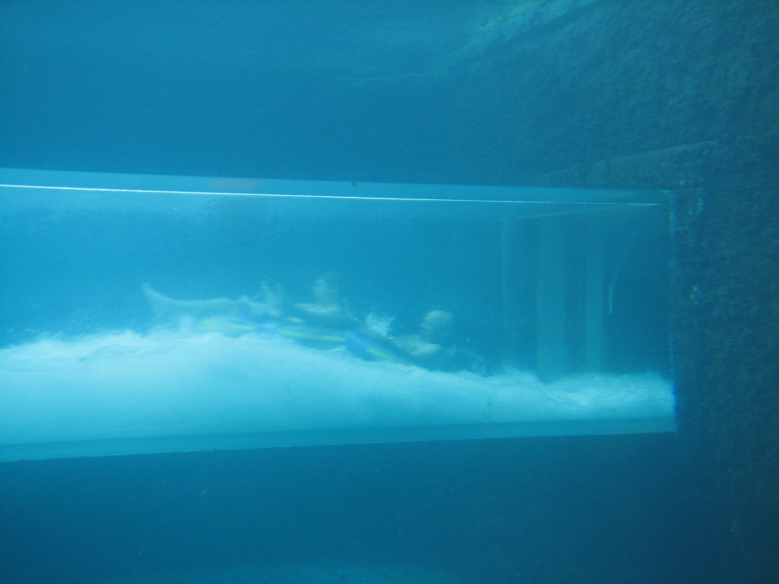 Mayan Temple Lagoon - Waterslide Tube Inside Exhibit