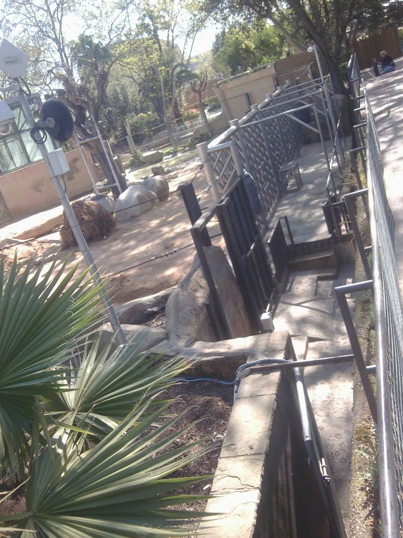 Mechanism at the elephant enclosure