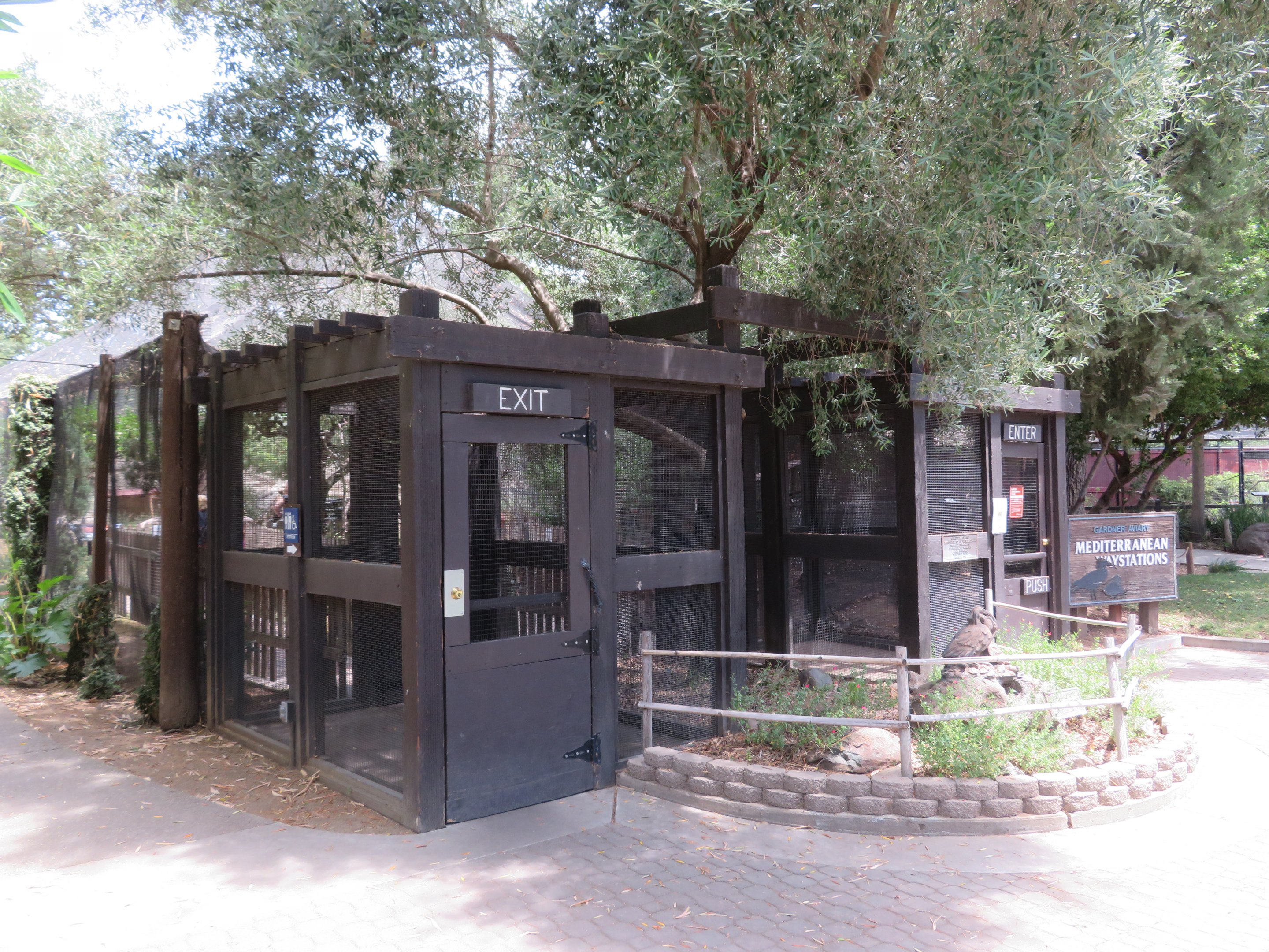 Mediterranean Aviary Entrance