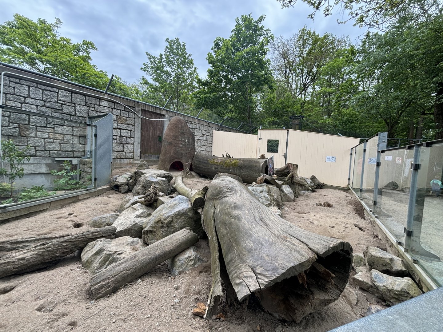 Meerkat and Yellow Mongoose Enclosure at Zoologischer Garten Hof