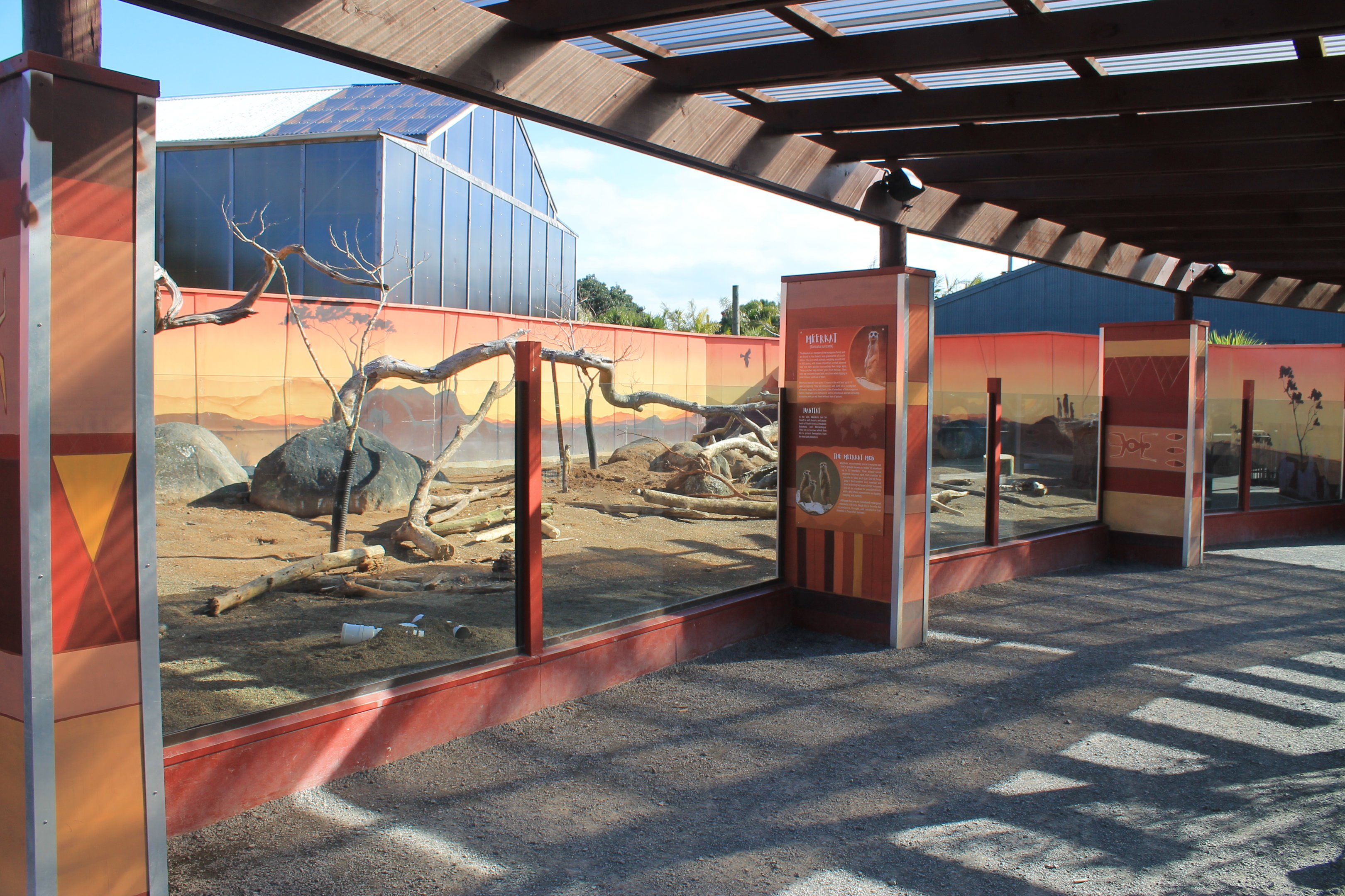Meerkat / Crested Porcupine enclosure