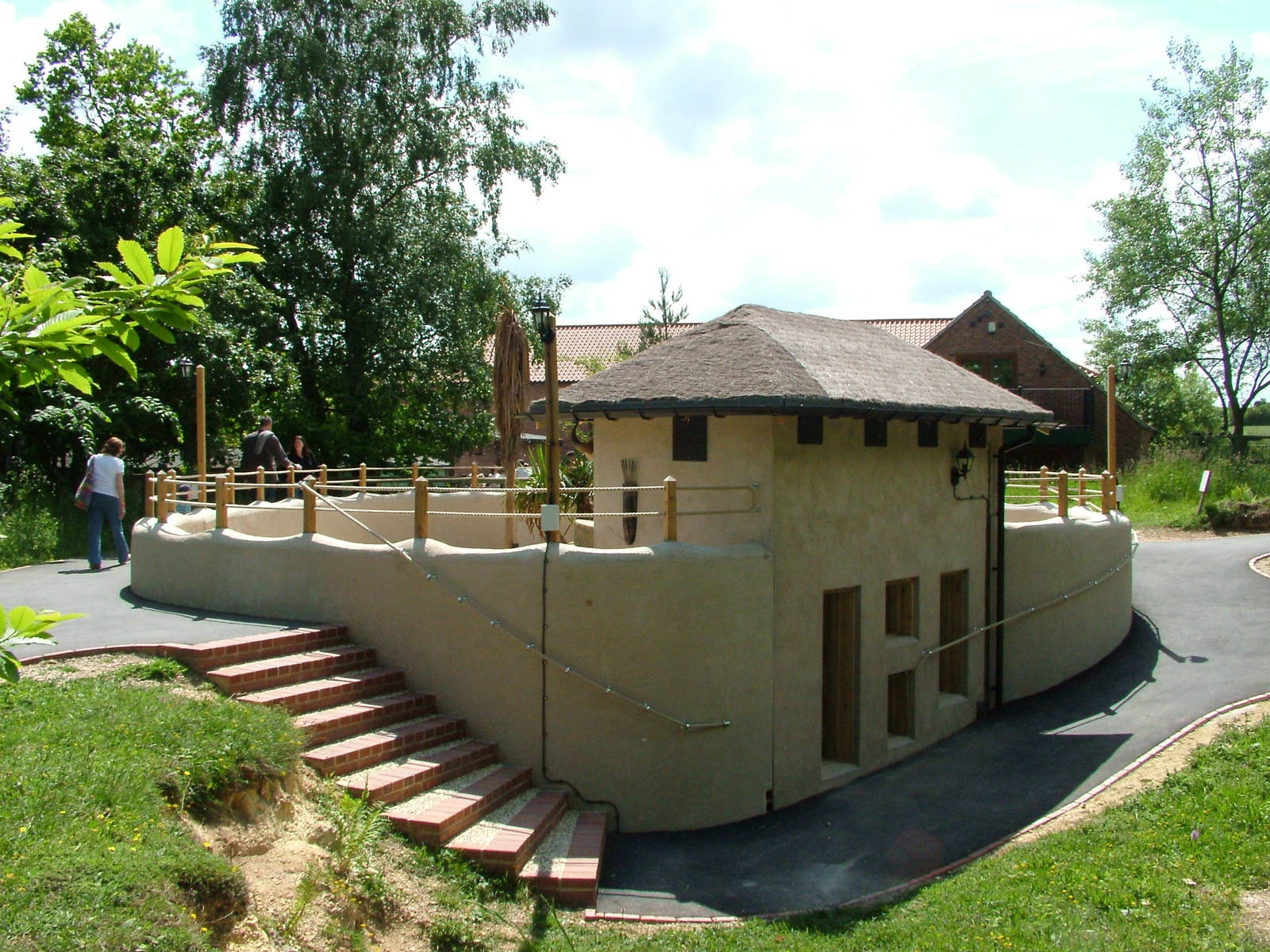 Meerkat enclosure at Tropical Butterfly House 13/06/09