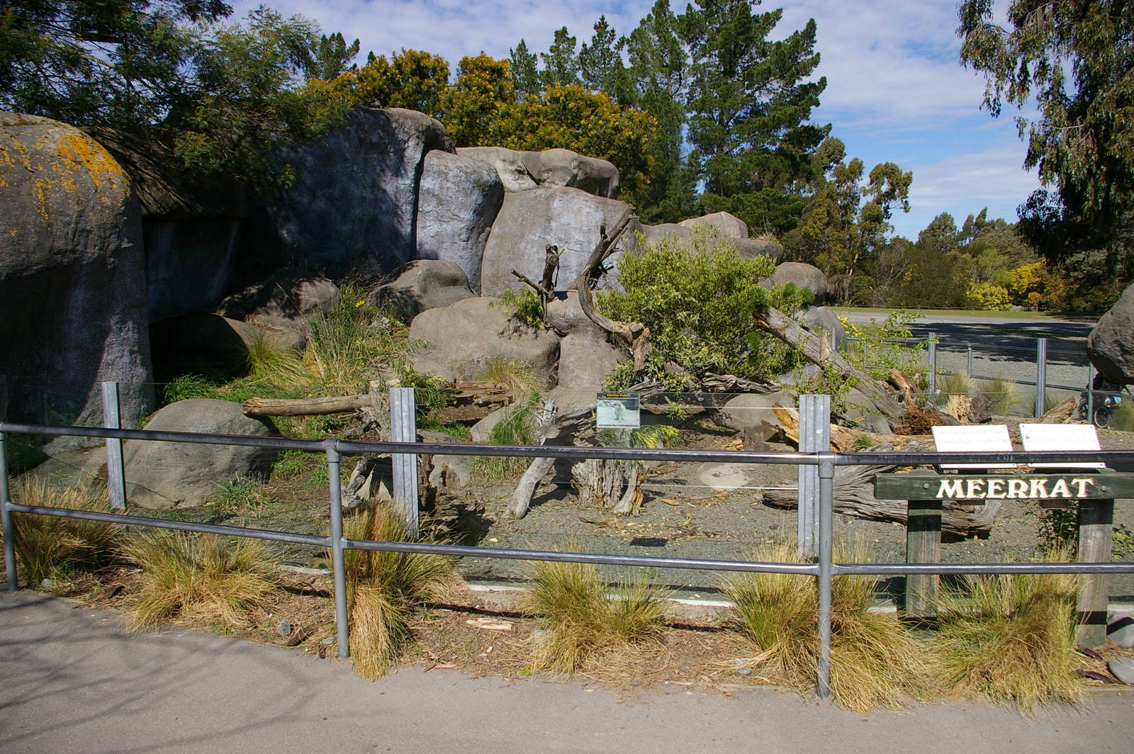 meerkat enclosure, Orana Park