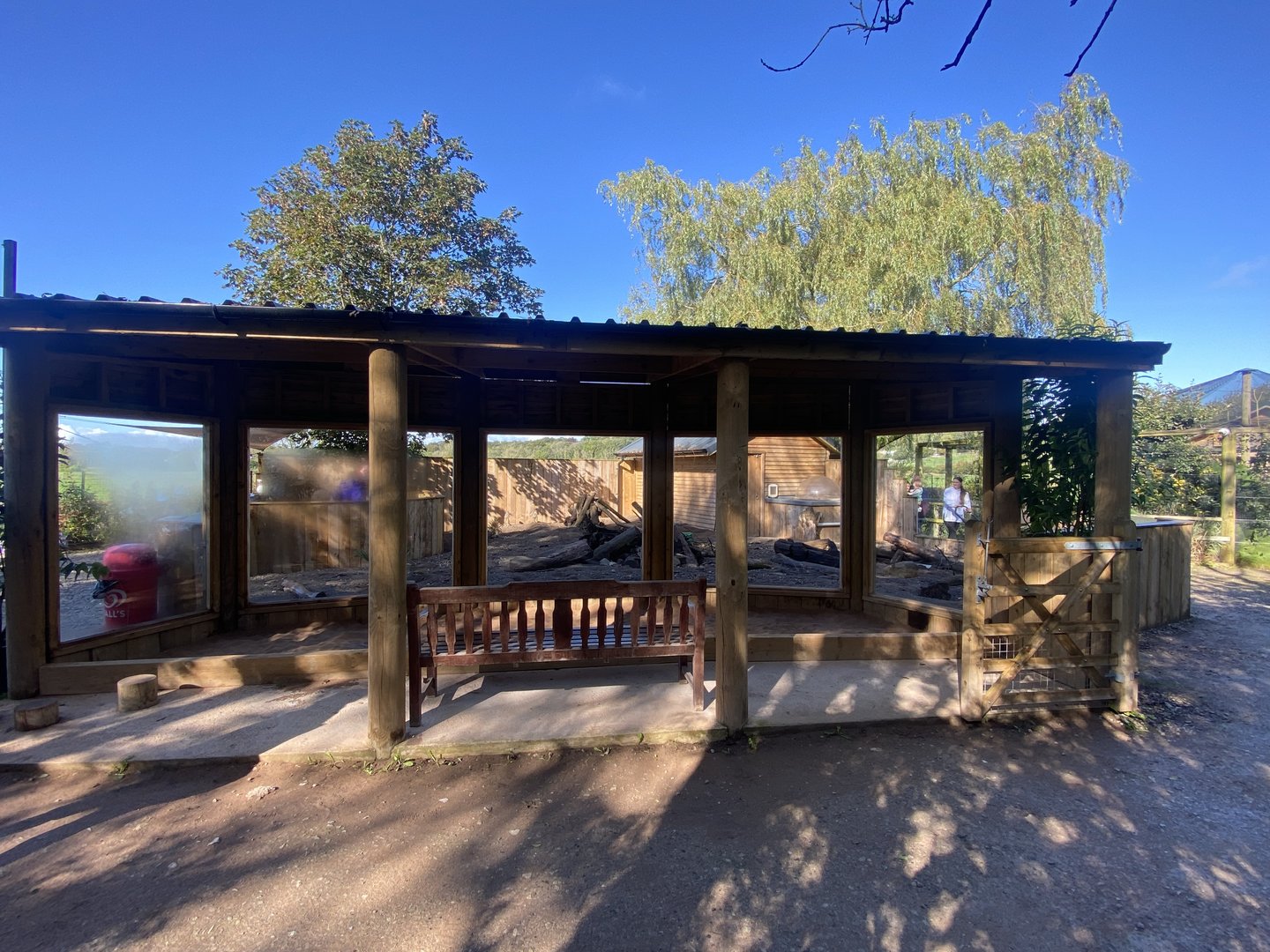 Meerkat enclosure viewing point 230922