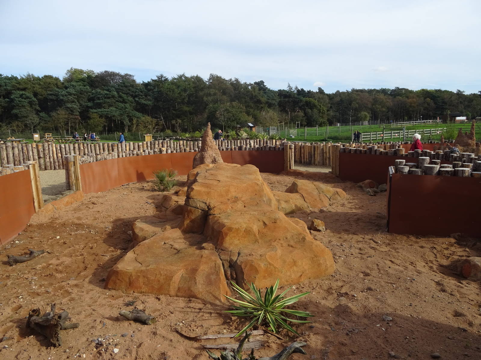 Meerkat Exhibit at Yorkshire Wildlife Park