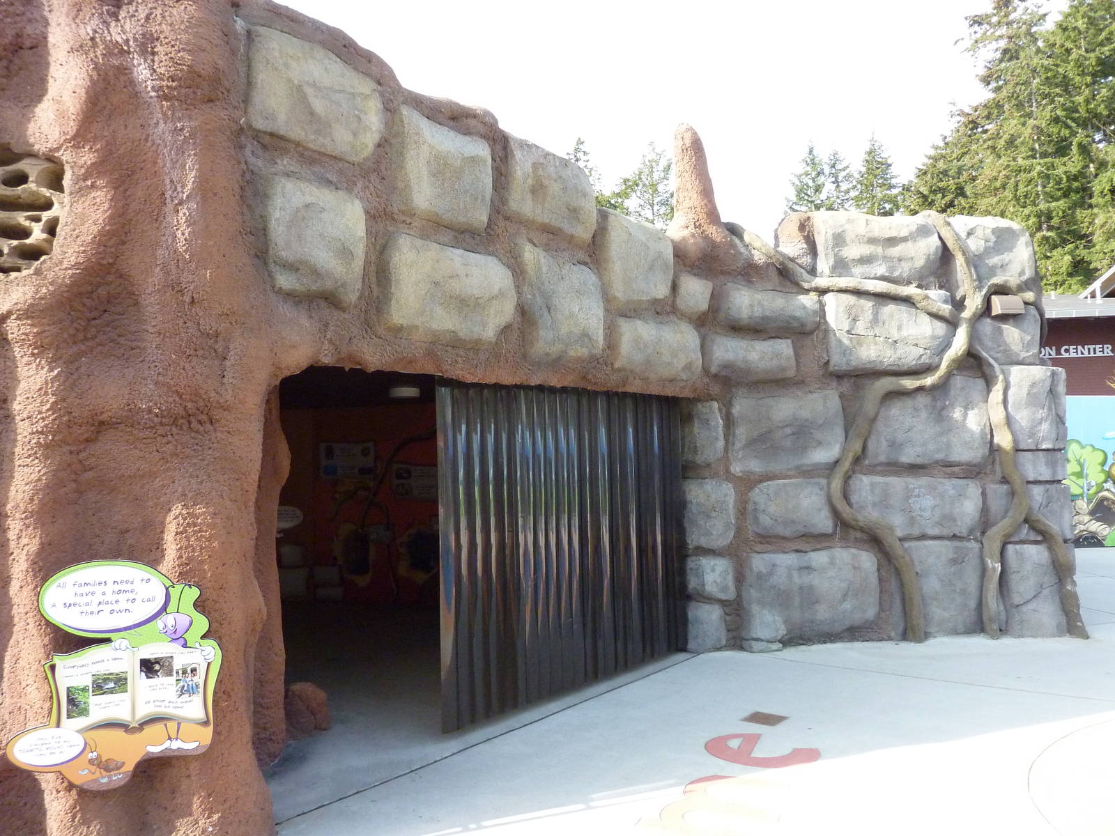 Meerkat Exhibit - Entrance To Indoor Area