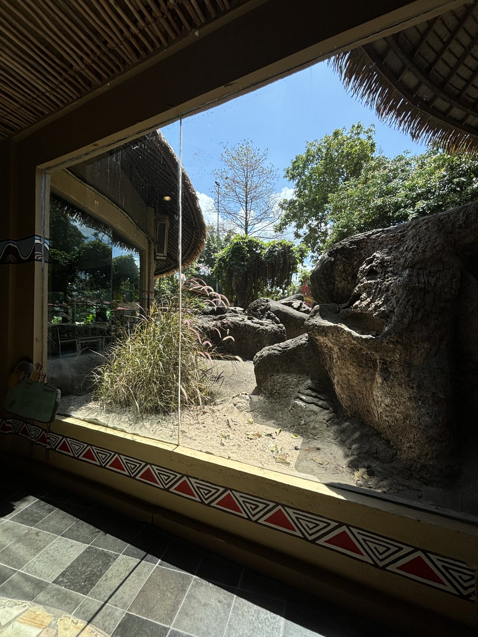 Meerkat Exhibit - restaurant view