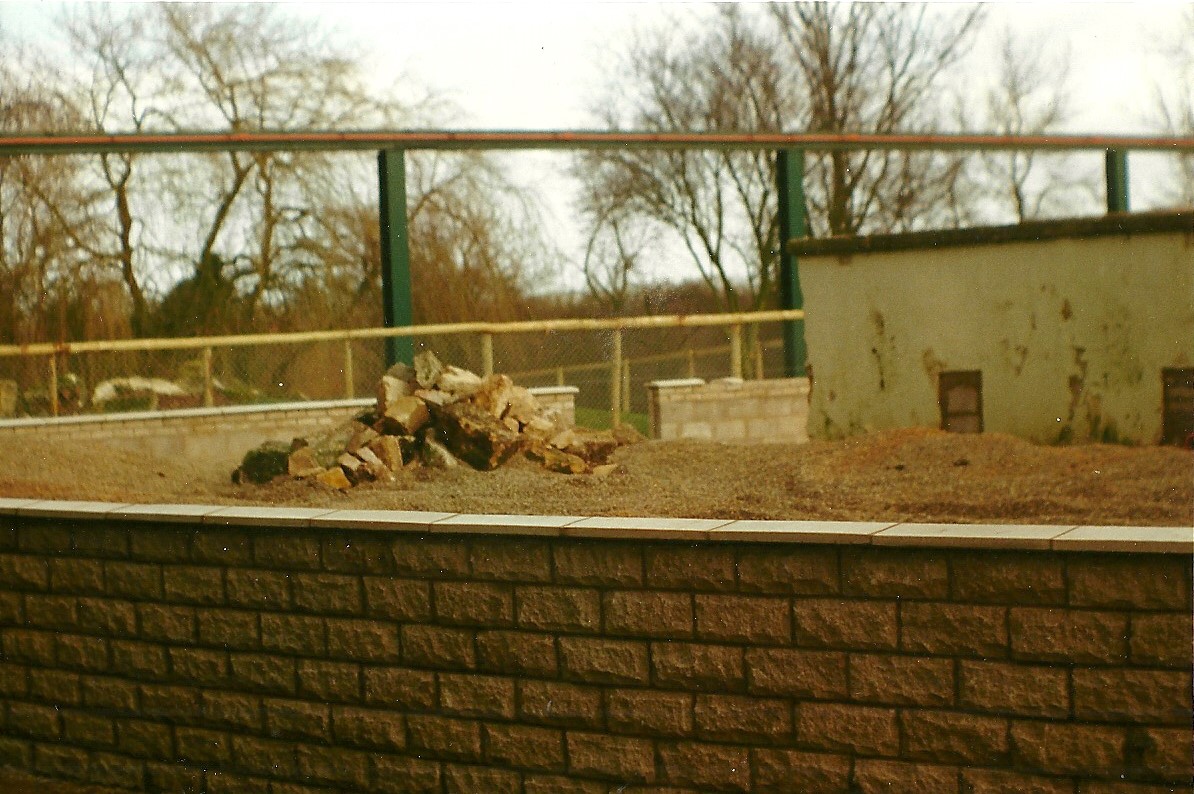 Meerkat exhibit under construction 20th February 1999