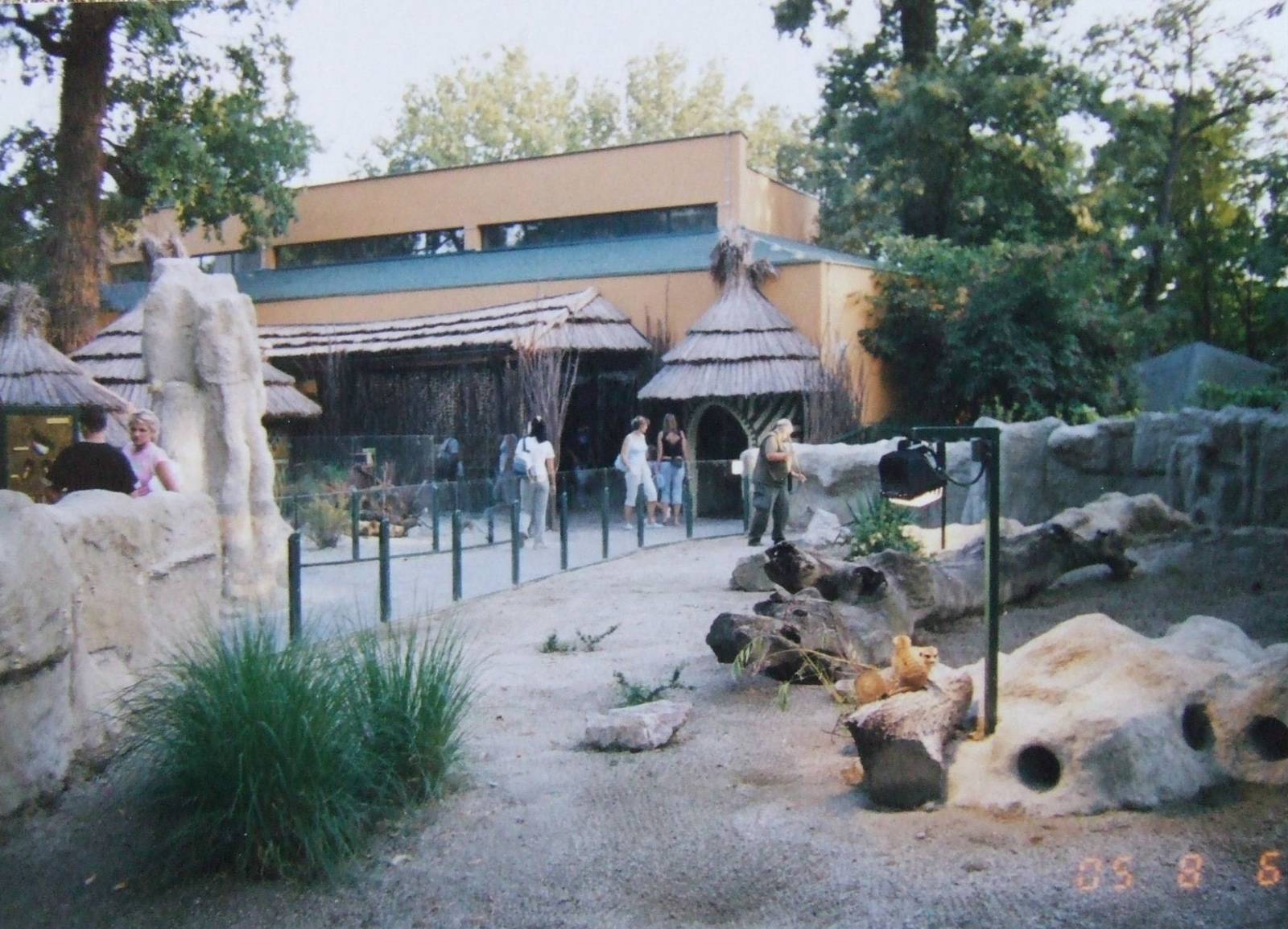 Meerkat exhibit @ Zagreb Zoo, Croatia