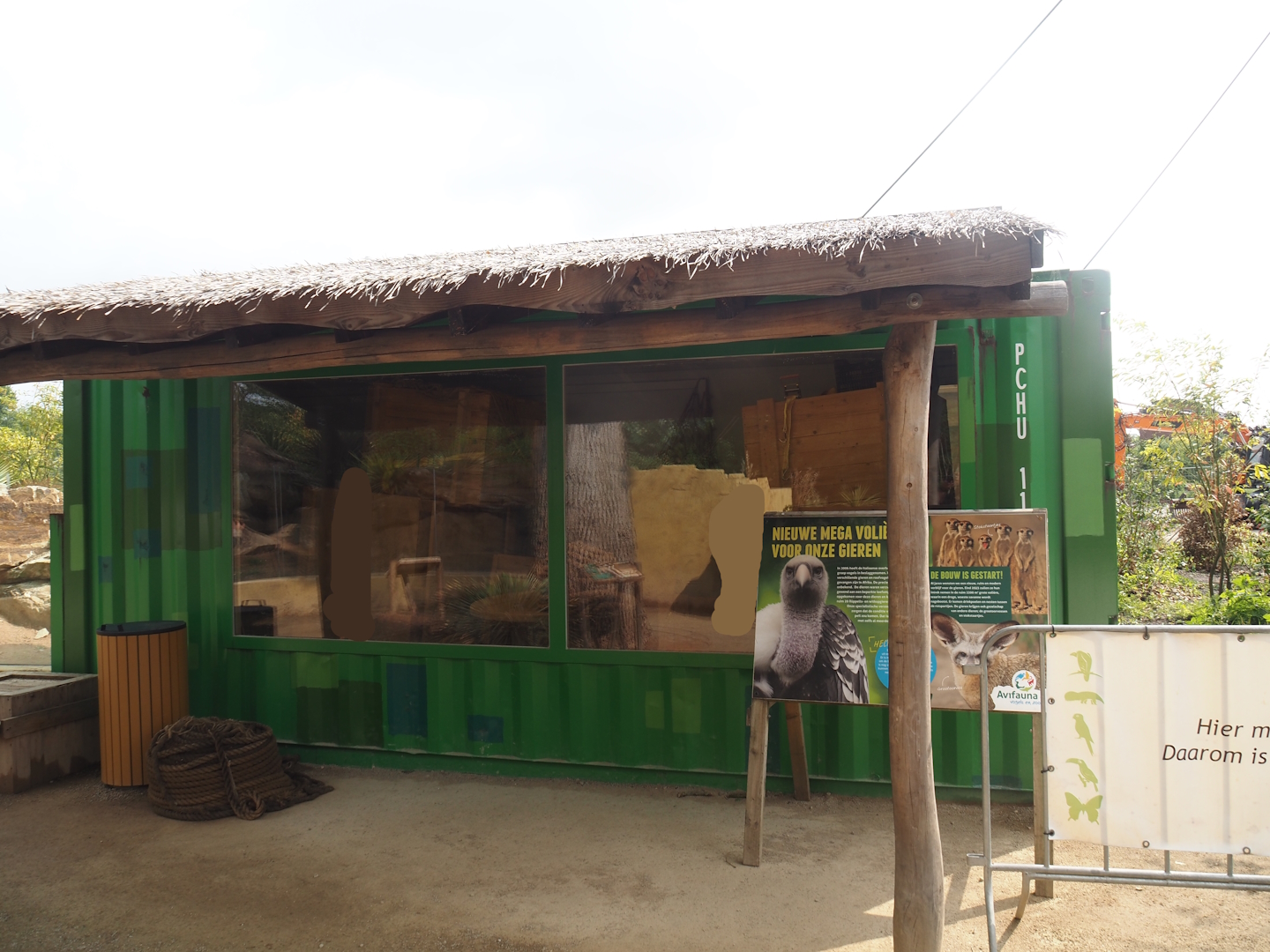 Meerkat house next to the Umvikeli aviary, 2025-06-09