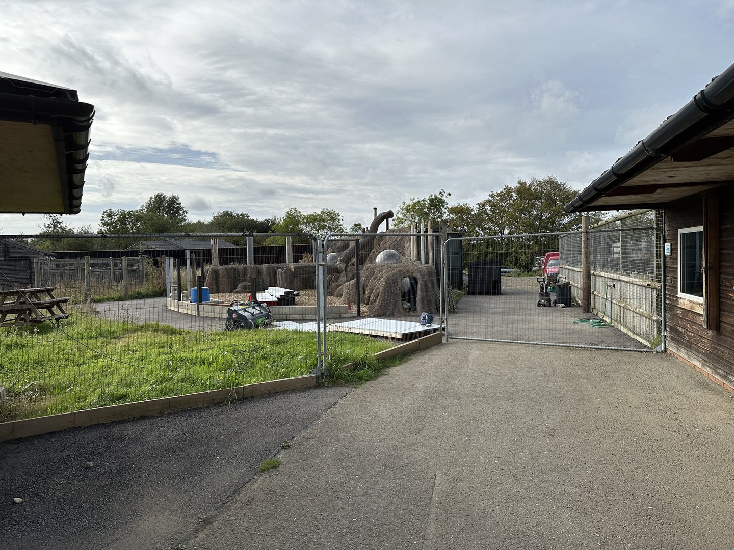 Meerkat Mountain (?) Construction at Hamerton Zoo Park (October 2023)