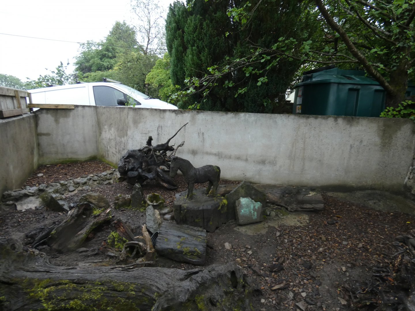 Meerkat outdoor enclosure (Pen-y-cae Inn Zoo)