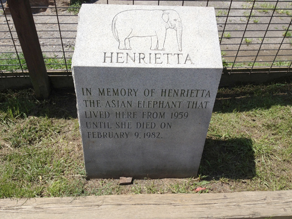 Memorial to Henrietta the Elephant