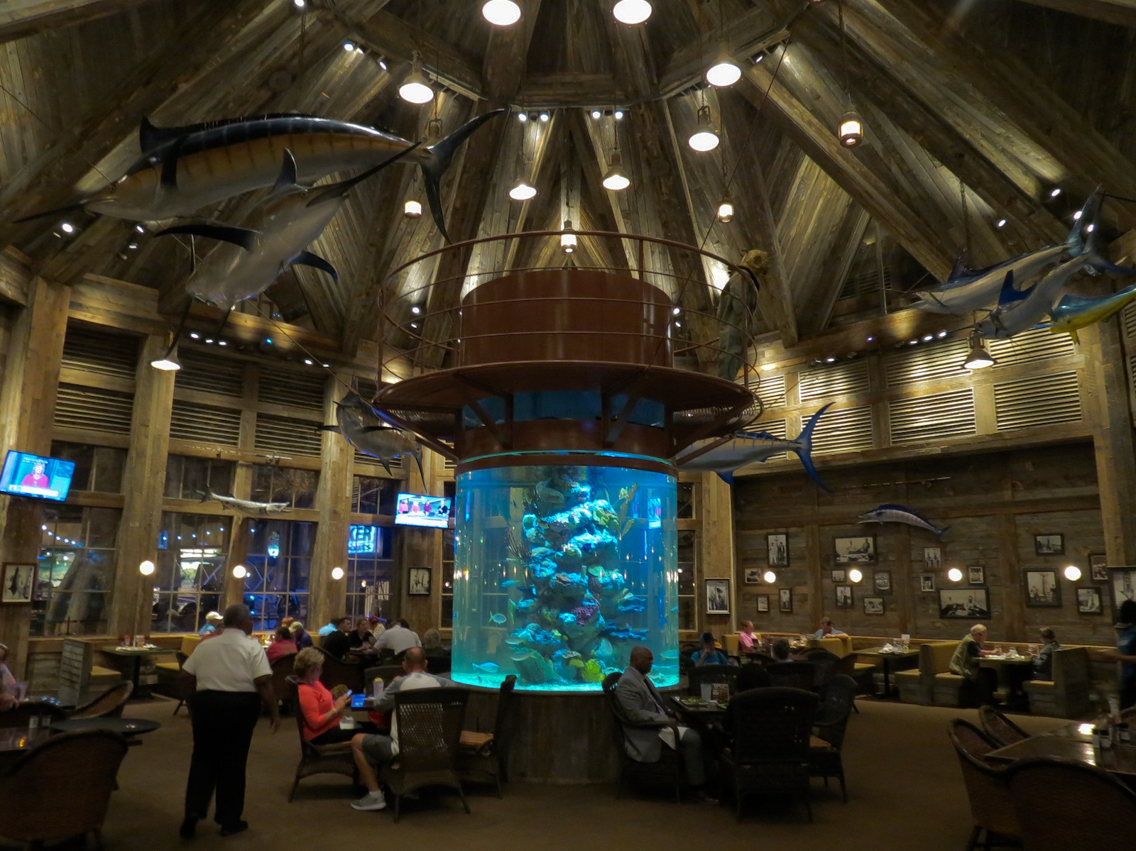 Memphis Bass Pro Shop - Saltwater Aquarium in Restaurant