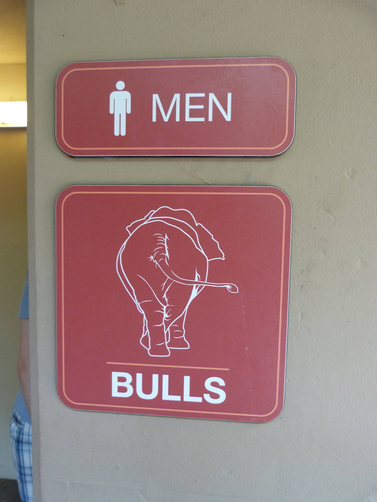 Men's Bathroom Sign