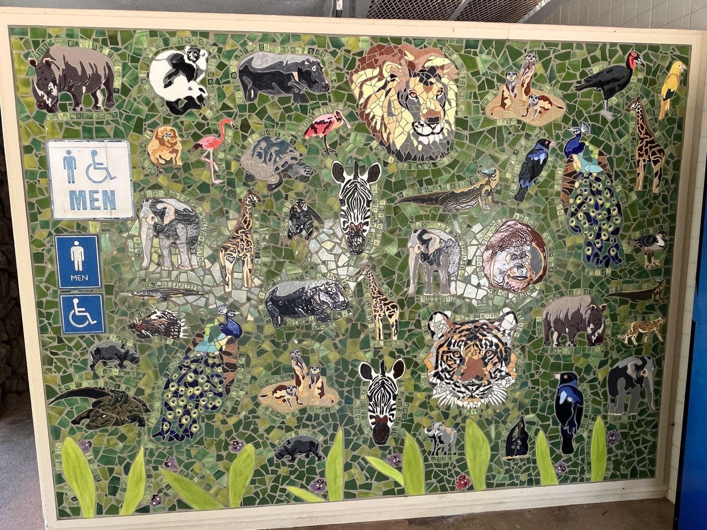 Men’s Restroom Mosaic