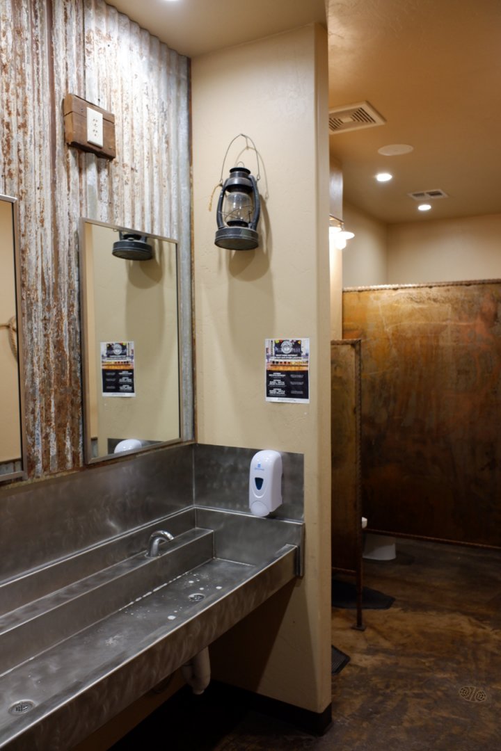 mens restroom (old west theme)