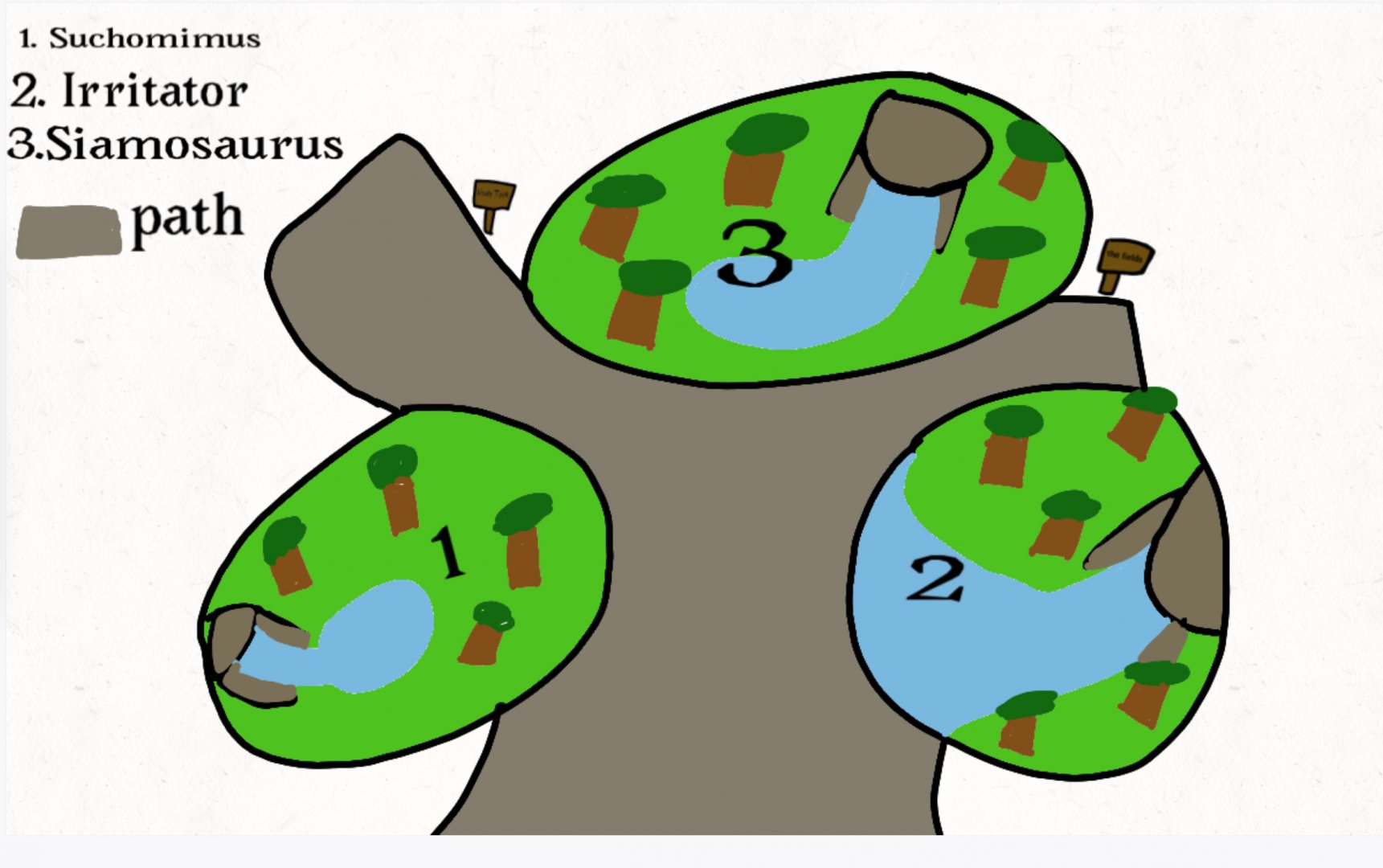 Mesozoic Zoo Map (part 1)