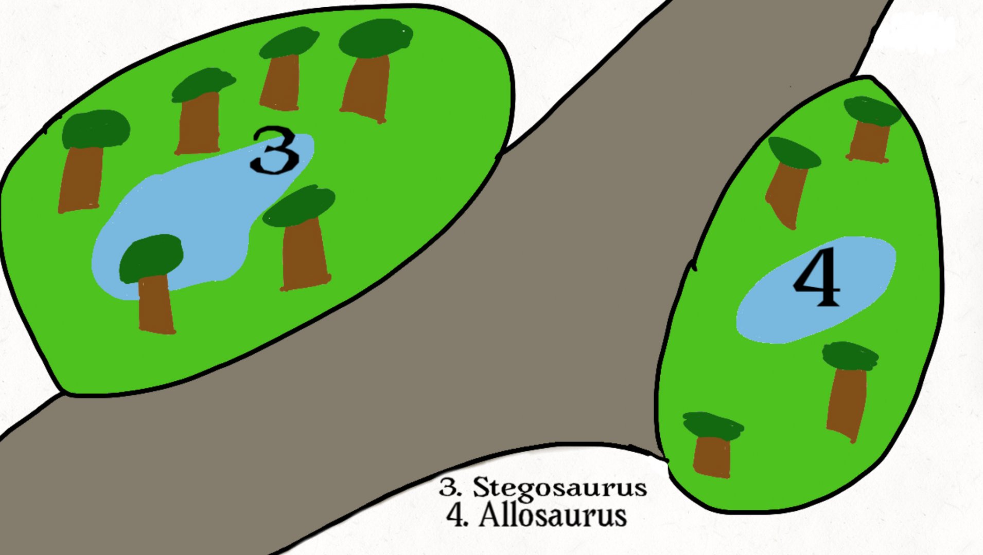 Mesozoic Zoo Map (Part 2)