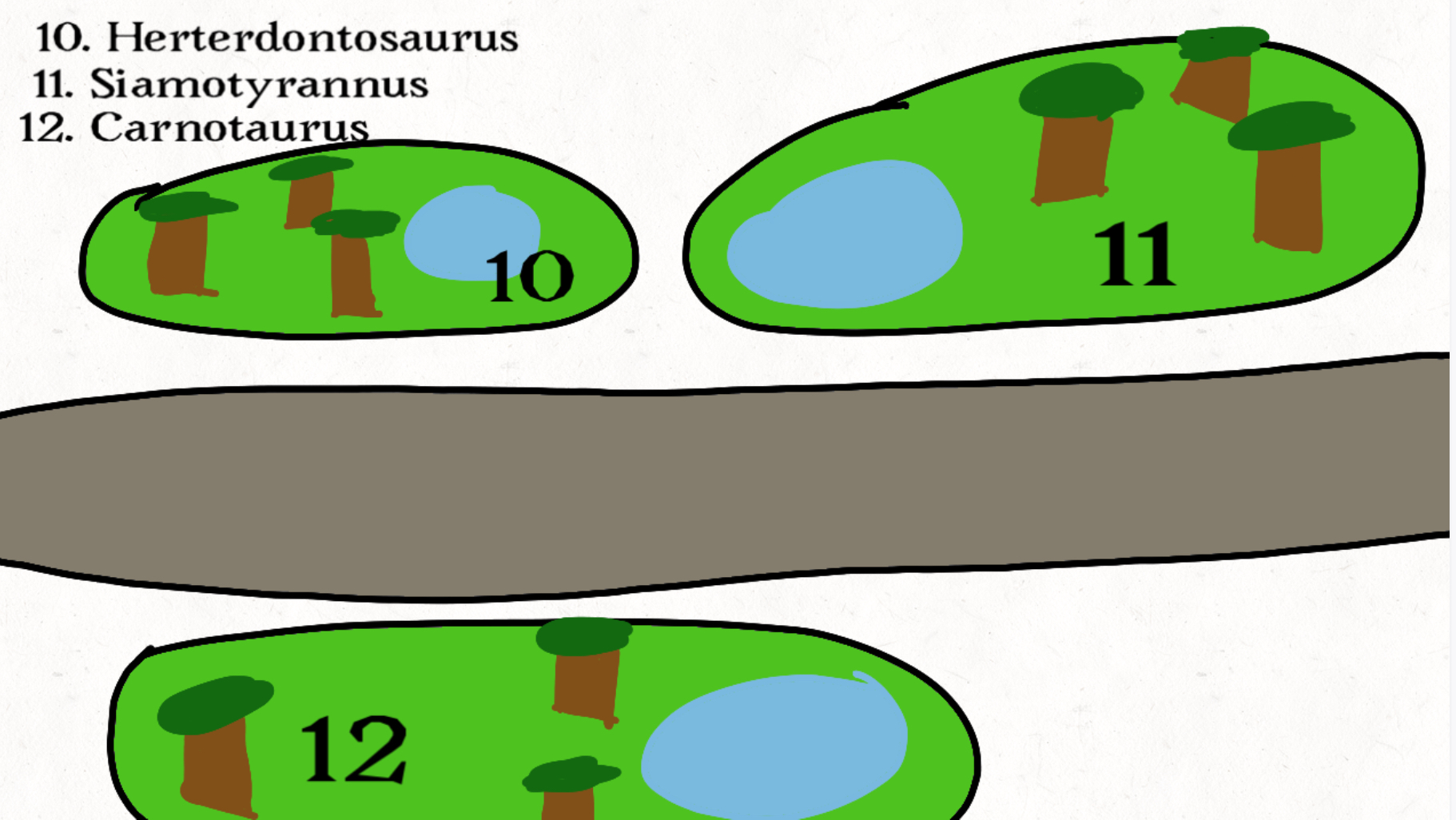 Mesozoic Zoo Map (Part 6)