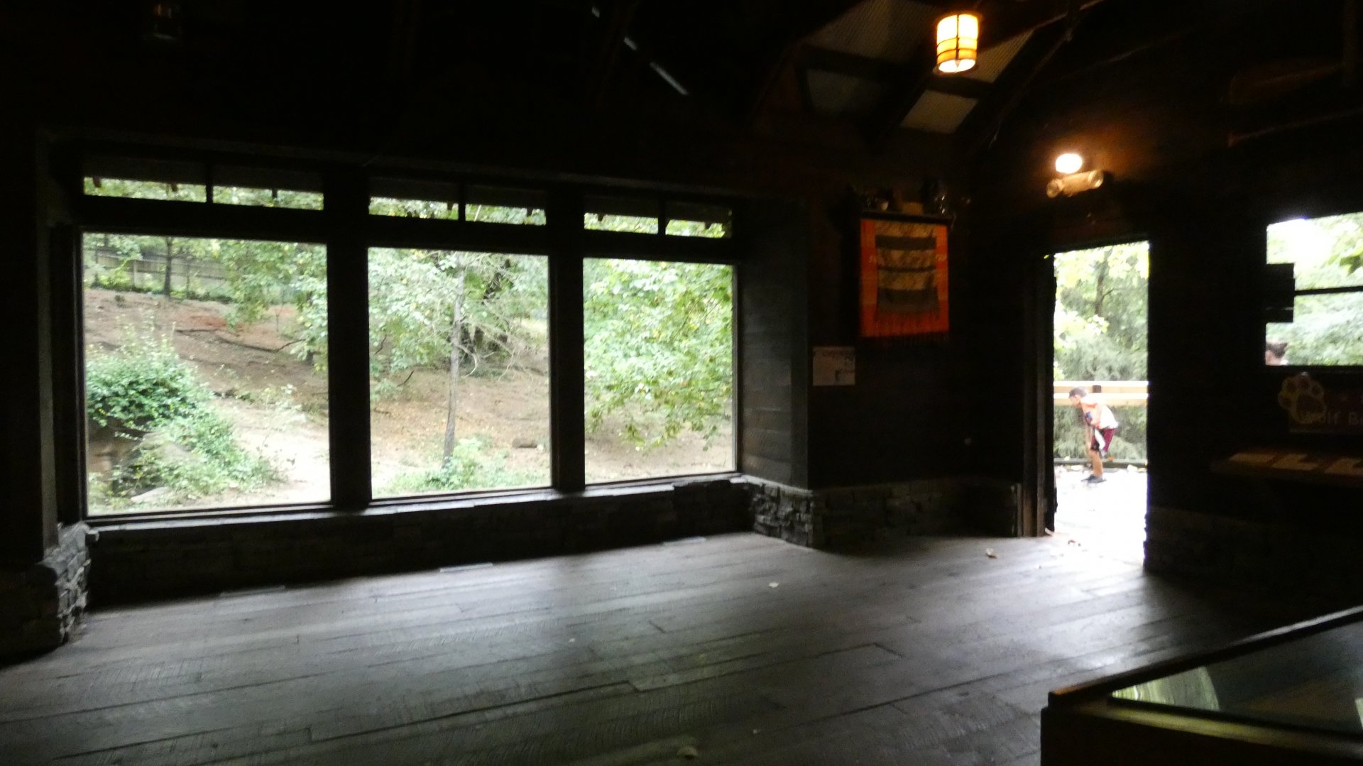 Mexican Wolf Viewing Shelter, Wolf Woods - Aug. 2021