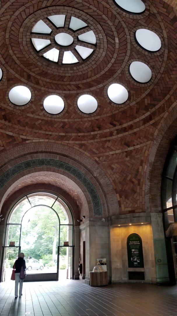 Middle of zoo center