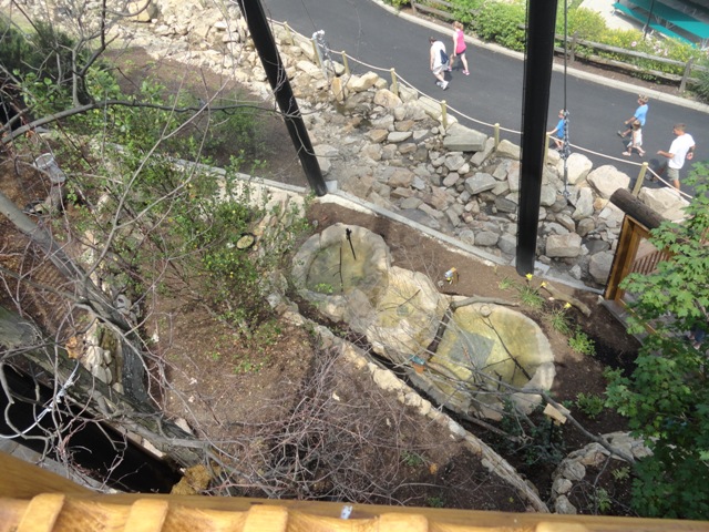 Mike and Mary Stark Grizzly Ridge - Lower Aviary From Upper Aviary