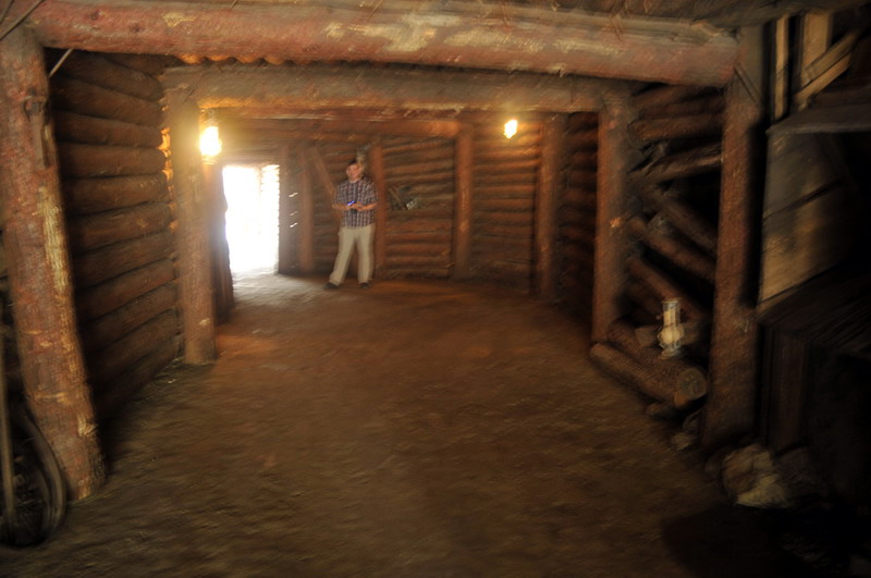 Mine-entrance at Hannovers Yukon Bay.